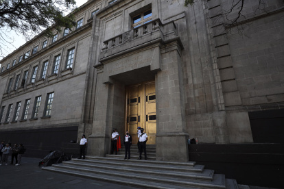 Edificio de la Suprema Corte de Justicia de la Nación (SCJN) en Ciudad de México (México).