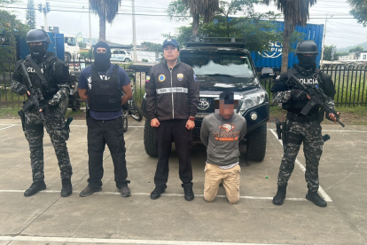 Alias Chirikano fue capturado en una operación conjunta en Jipijapa, Manabí.