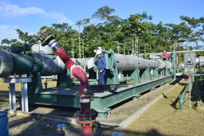 Ecuador comercializó este 28 de mayo de 2025 en $ 54,56 el barril, según información de Petroecuador.