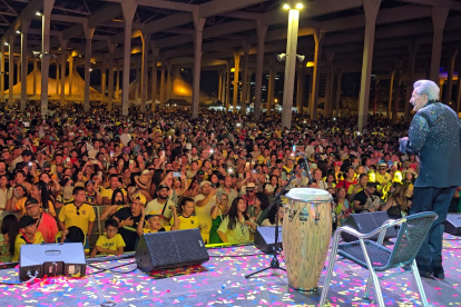 Fiesta del Ecuador, en Barcelona. Año 2024.