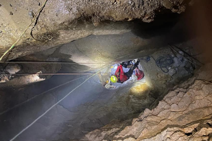 Rescate de las víctimas.