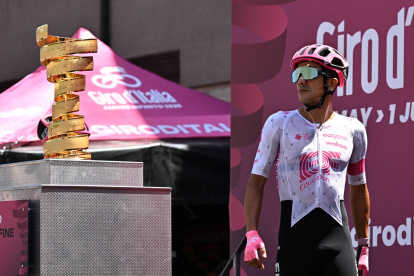 Richard Carapaz busca dar el golpe para quedarse con el título del Giro de Italia 2025.