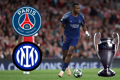 El zaguero ecuatoriano Willian Pacho es pieza clave en la defensa del PSG.