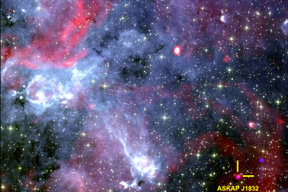 El objeto cósmico fue llamado ASKAP J1832–0911, por los investigadores.