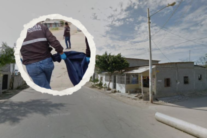 En este sector de las afueras de Santa Elena fue abandonado el cadáver.