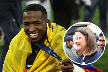 La vicepresidenta María José Pinto saludó la victoria de Pacho con el PSG en la Champions League.