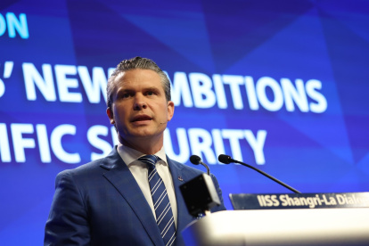 El secretario de Defensa estadounidense, Pete Hegseth.