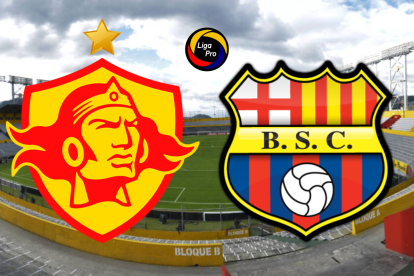 Aucas y Barcelona SC se enfrentan por la fecha 15 de LigaPro 2025.