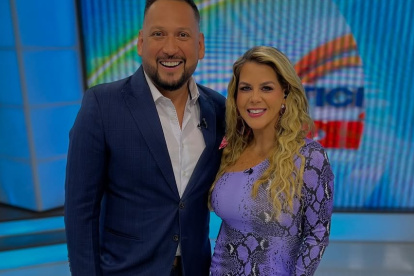 José Luis Arévalo y La Nena, presentadores.