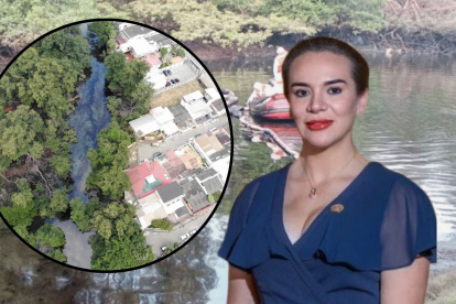 La ministra María Luisa Cruz se pronunció en sus redes sobre el derrame de petróleo en el Salado