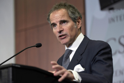 El director del Organismo Internacional de la Energía Atómica (OIEA), Rafael Grossi.