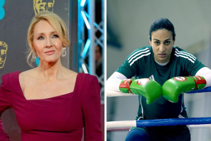 J.K. Rowling arremete contra Imane Khelif tras la filtración de una prueba de verificación de sexo realizada en 2023