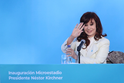Fotografía de archivo de la expresidenta de Argentina, Cristina Fernández.