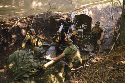 Imágen de los ataques rusos sobre la región ucraniana de Járkov.
