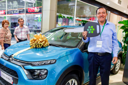 Rolando Ochoa, ganador de un Citroën C3 You 0 kilómetros cero kilómetros.
