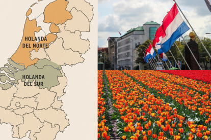 Ámsterdam, en Holanda del Norte, es solo una parte del Reino de los Países Bajos, compuesto por 12 provincias