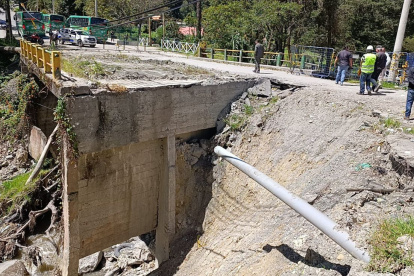 Puente la Argelia colapso hace dos meses tiene previsto su construcción este jueves que inicie los trabajos.