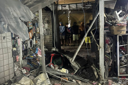 La explosión causó daños en varios módulos de la Bahía de Guayaquil.