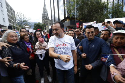 El alcalde Pabel Muñoz celebró sus dos años de administración en La Mariscal.