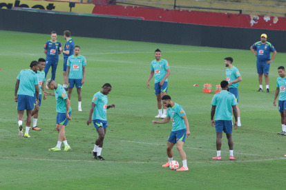 Brasil pisó el Monumental con Vinicius, Casemiro y Ancelotti al mando.