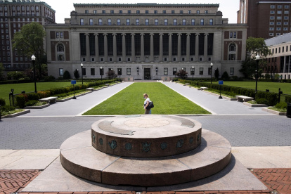 El campus de la Universidad de Columbia en Nueva York.