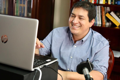 Andrés Arauz, en el caso Ligados, es acusado por Fiscalía por dar indicaciones a Augusto Verduga para manipular los concursos de selección de autoridades en el Consejo de Participación.