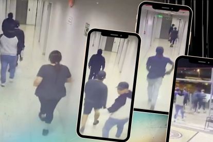 El momento del secuestro quedó grabado en cámaras de vigilancia.