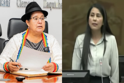 La exasambleísta, Gissella Molina, denunció sobre el mal manejo de obras de la prefecta de Cotopaxi Lourdes Tibán