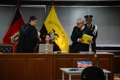 Audiencia en el caso Reconstrucción de Manabí.