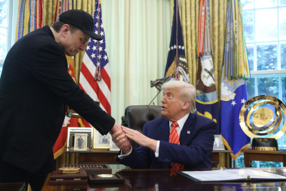 Trump y Musk, cuando se llevaban bien.