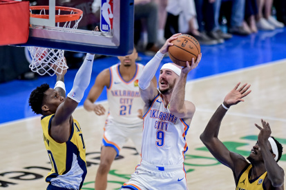 En el primer partido de las Finales NBA Thunder perdió 110-11 ante Pacers.