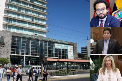 El Consejo Directivo del IESS 2025 está presidido por Édgar Lama; Richard Gómez y María de los Ángeles Rodríguez son vocales de los trabajadores y empleadores.