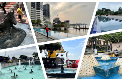 Varias piletas y fuentes de agua de Guayaquil no está operativas; estas deberían ser recuperadas para mejorar el ambiente de la ciudad y que sean un elemento que aporte al turísmo urbano.