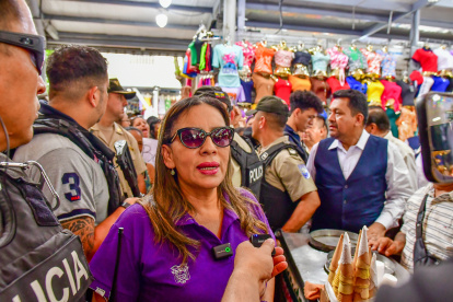 EXPRESO durante su encuentro con la gobernadora del Guayas.