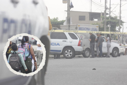La muerte alteró las actividades educativas del plantel ubicado en Mucho Lote 1, en el norte de Guayaquil.