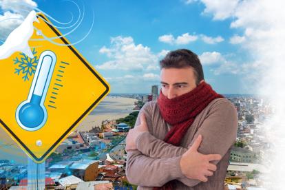 Ciudadanos empiezan a reportar el clima frío.