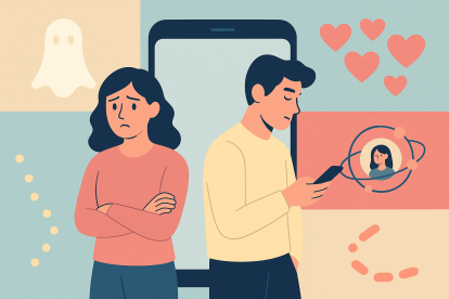 Las relaciones en la era digital han dado paso a nuevas formas de conexión y desconexión emocional, marcadas por comportamientos como el ghosting, breadcrumbing y orbiting.
