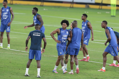 ENTRENAMIENTO SELECCION DE ECUADOR, PREVIO A SU VIAJE A PERÚ.... FD MIGUEL CANALES... 8 06 2025 AG-EXTERNOS