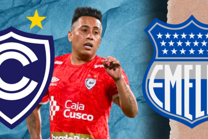 Christian Cueva ya había sido presentado como fichaje de Emelec.