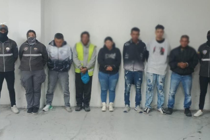 La Policía allanó una vivienda en el sector de Calderón, en el norte de Quito.