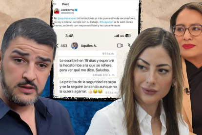 Lucía Jaramillo acusa a Aquiles Álvarez de machismo y amenazas en redes sociales