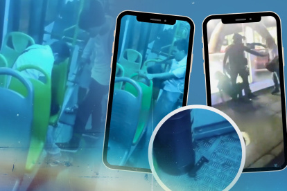 Un asaltante fue golpeado por ocupantes de un bus que circulaba por el norte de Guayaquil.