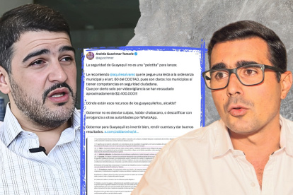 Cruce de acusaciones entre Aquiles Álvarez y Andrés Guschmer por seguridad