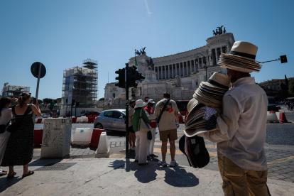 Fotografia de Italia en medio de una ola de calor.
