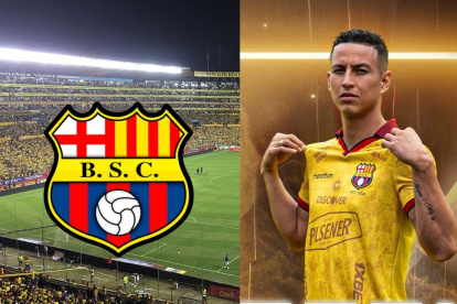 Miguel Parrales jugador de Barcelona SC.