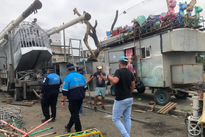 Tres parques mecánicos fueron clausurados esta semana en Guayaquil.