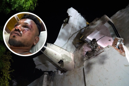 Vishwash Kumar Ramesh, el único sobreviviente del vuelo AI-171, fue captado caminando hacia una ambulancia tras el accidente en Ahmedabad.