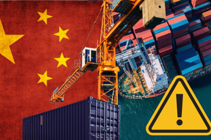 Contenedores se acumulan en puertos chinos por demoras y alta demanda.