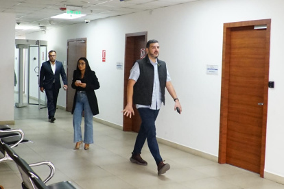 El alcalde de Guayaquil, Aquiles Álvarez, llegó al Complejo Judicial Norte de Quito