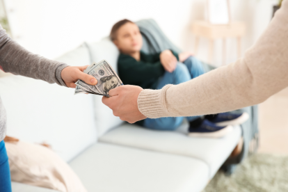 Imagen referencial. Pensión alimenticia.